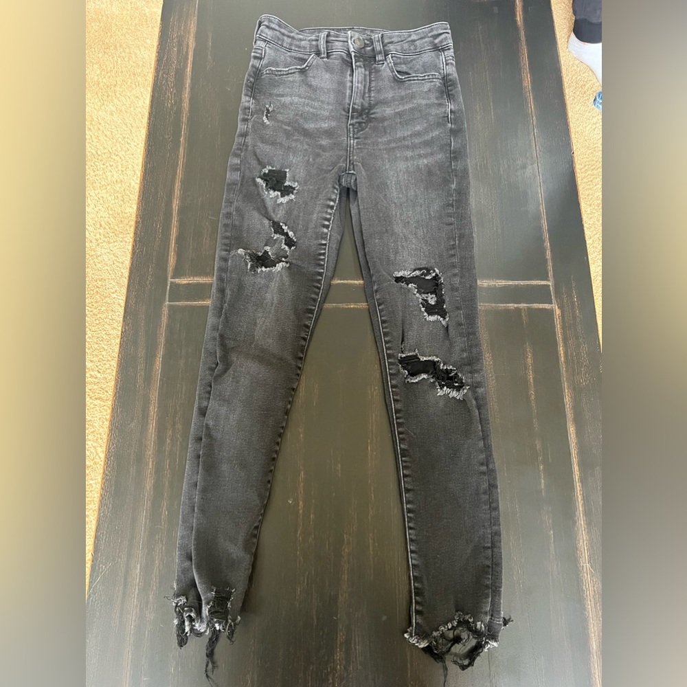 American Eagle Super High Rise Jegging Crop